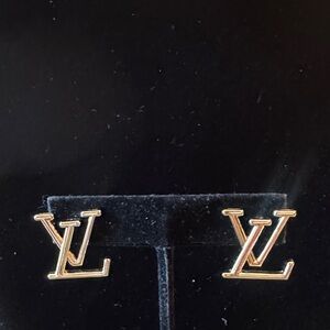 LV Earrings signed in back